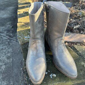 Blowfish Malibu Rebel 2 Pewter Western Ankle Boot Size 8